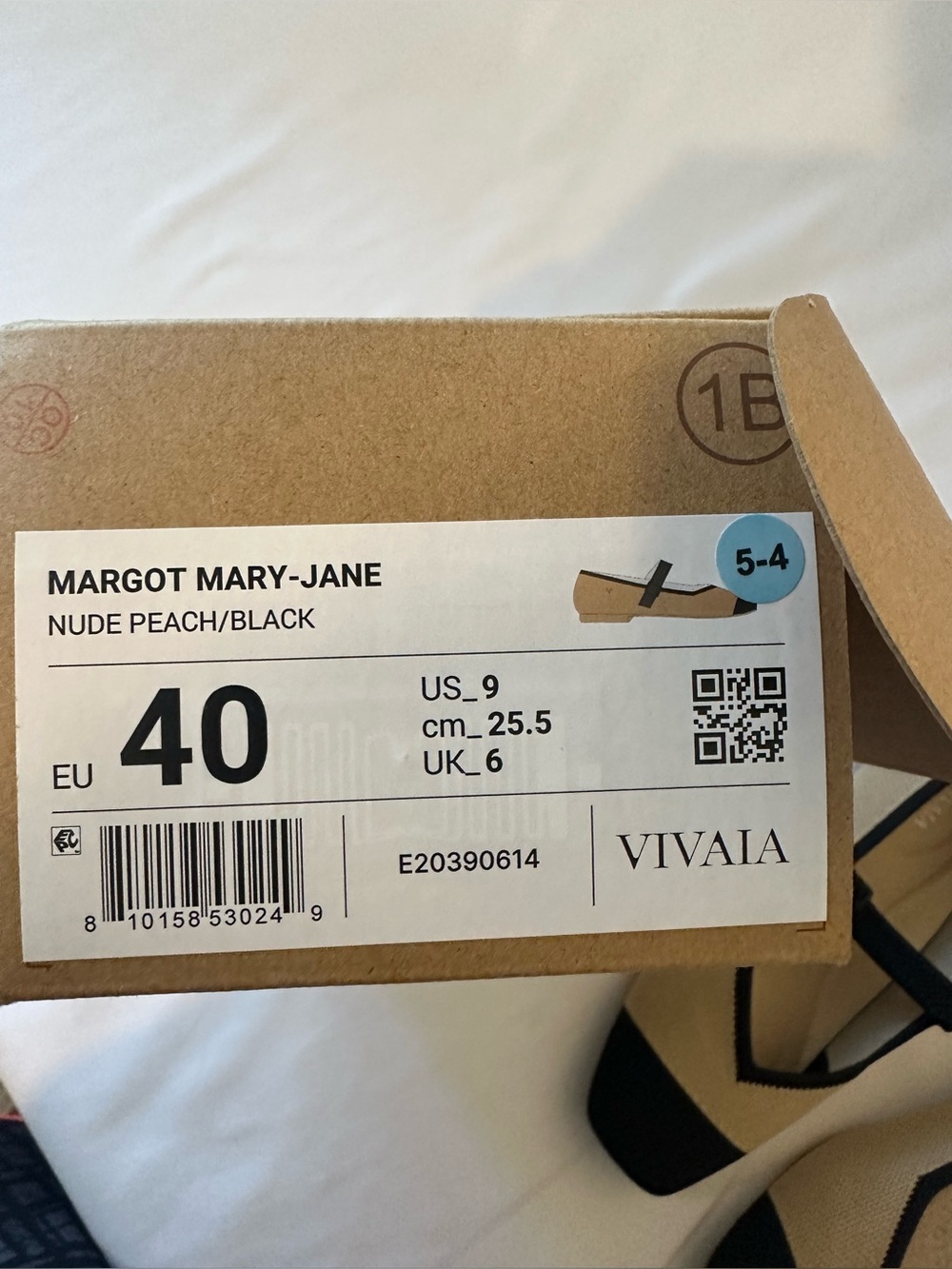 VIVAIA Square-Toe Mary Janes (Margot Mary Jane) Size 40 (9) Brand New Inbox - Picture 4 of 5